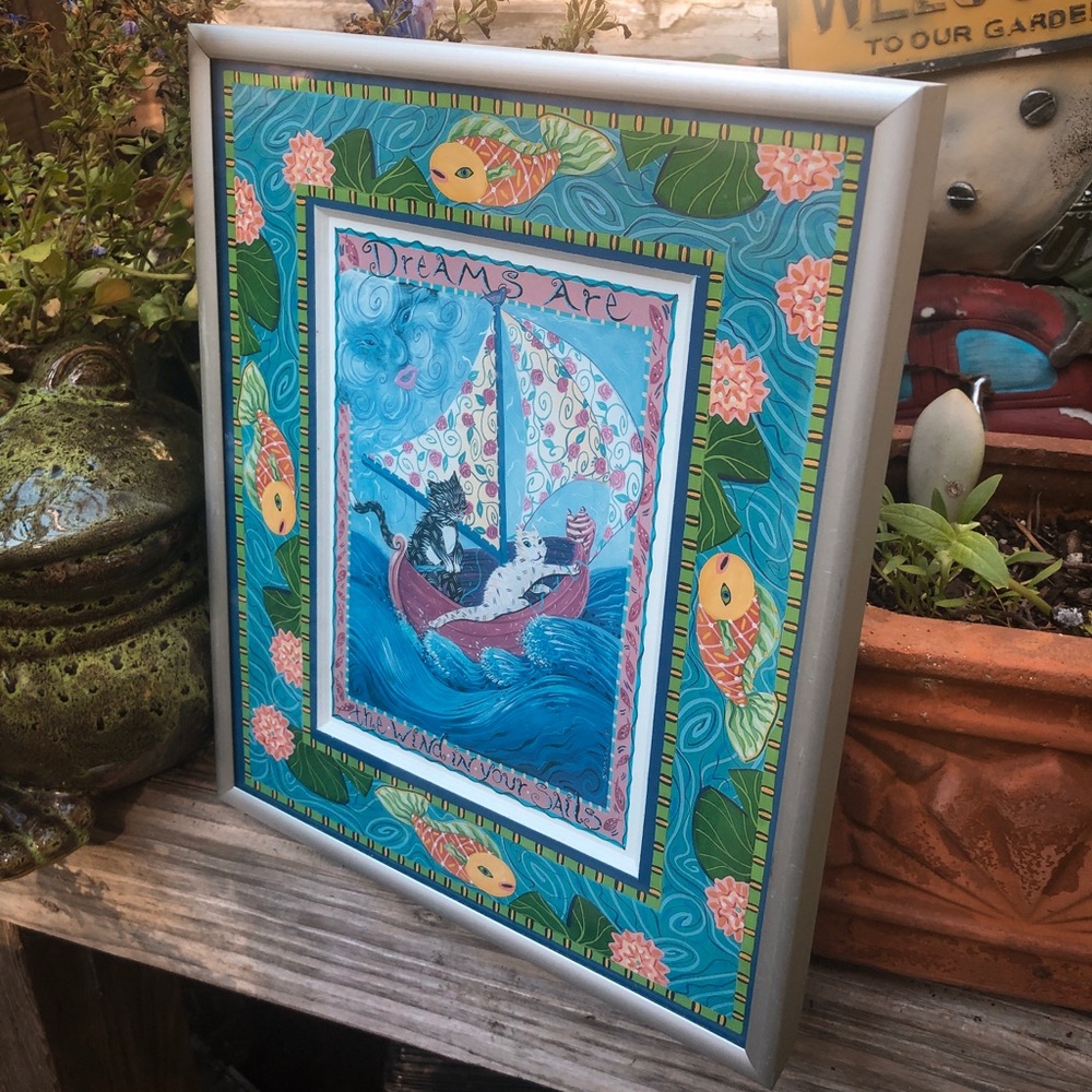 😻Unique Adventure Kitties Wall decor Art piece😻